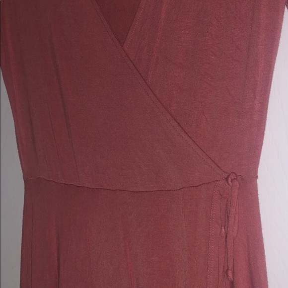 Rolla Coster blush pink faux wrap dress - Picture 3 of 3